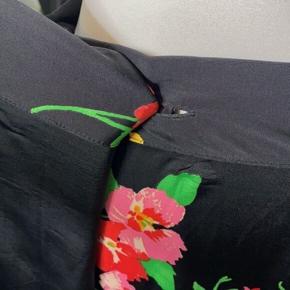 CABI DRAMA Bright Floral Print Asymmetrical Wrap Maxi Skirt - Picture 6 of 8